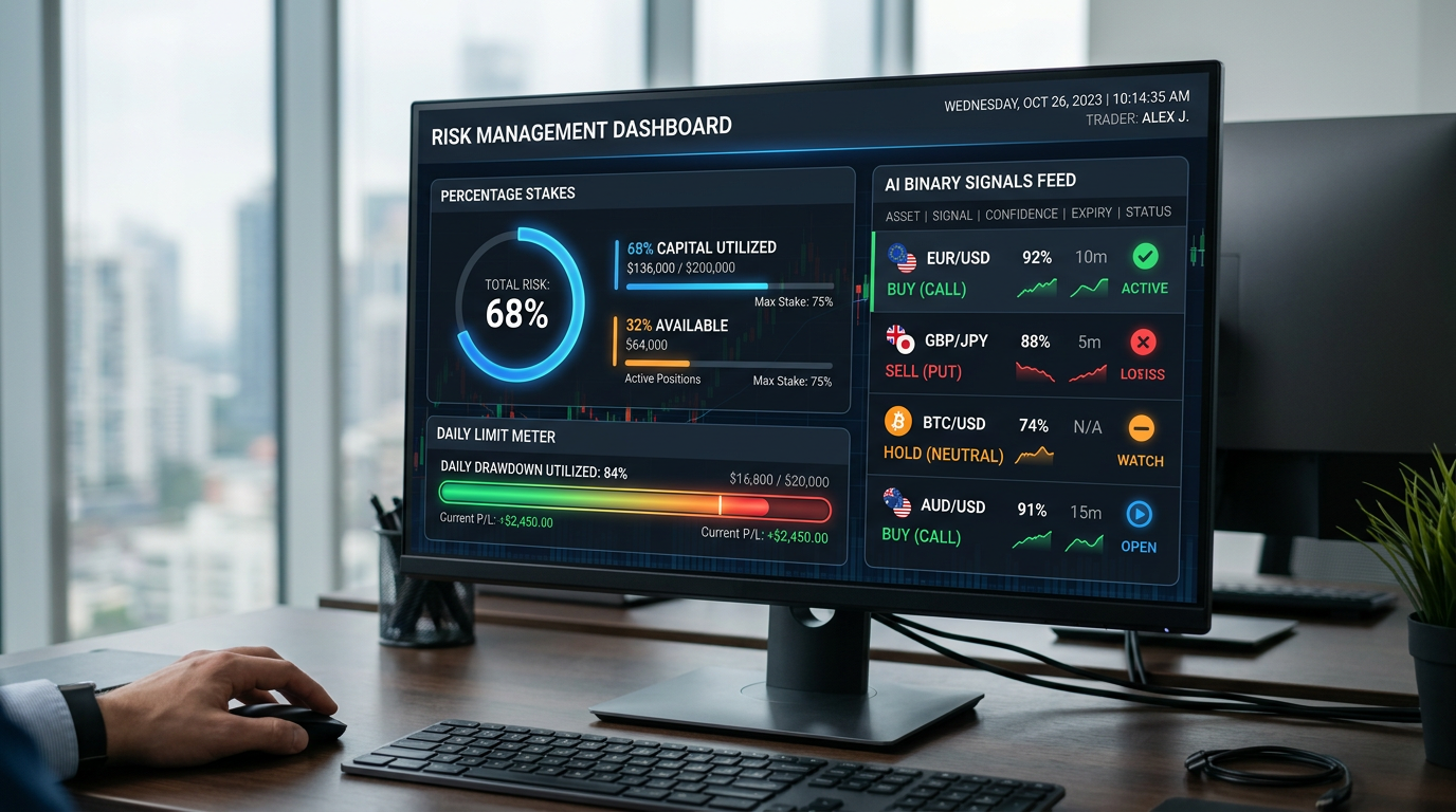 Risk management and AI binary signals together protect capital and keep trading sustainable