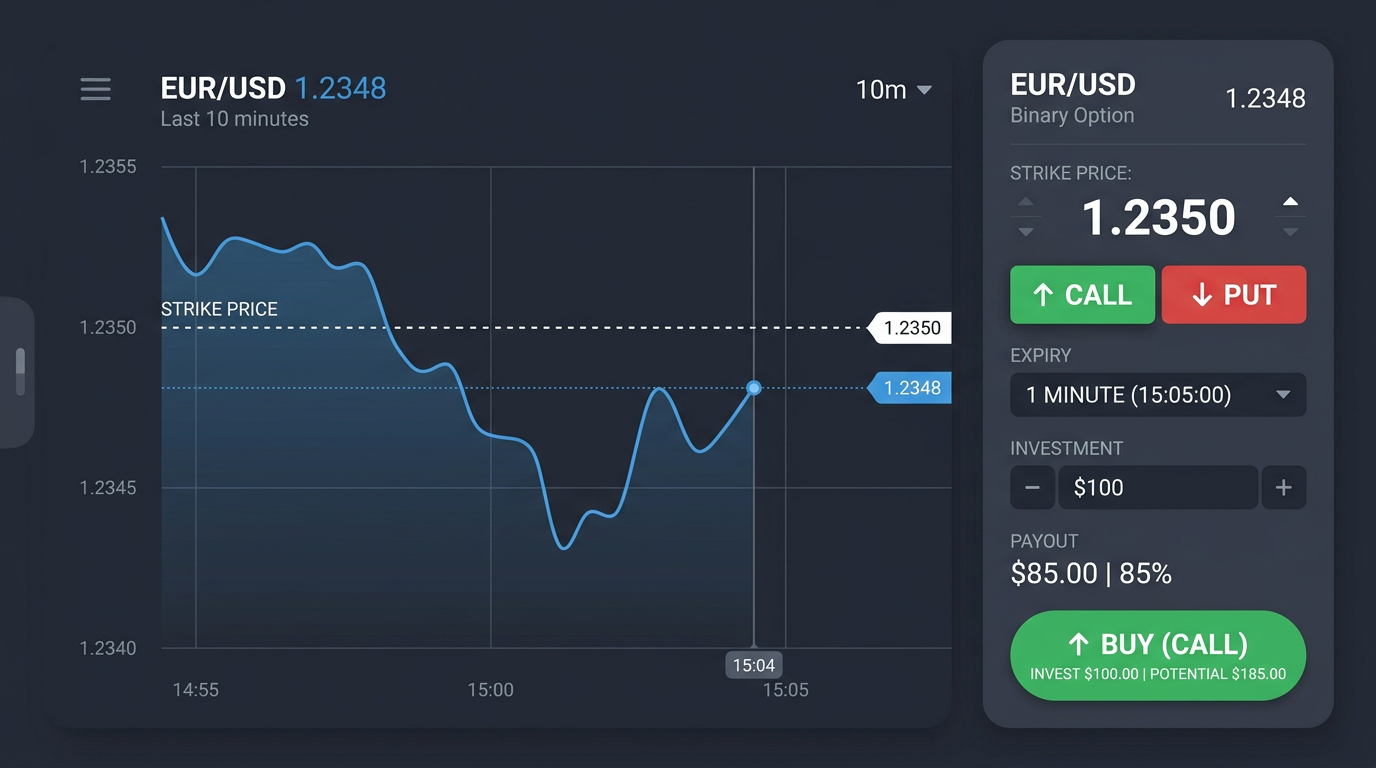 Binary options signals provide direction, expiry, and strike so you trade with structure